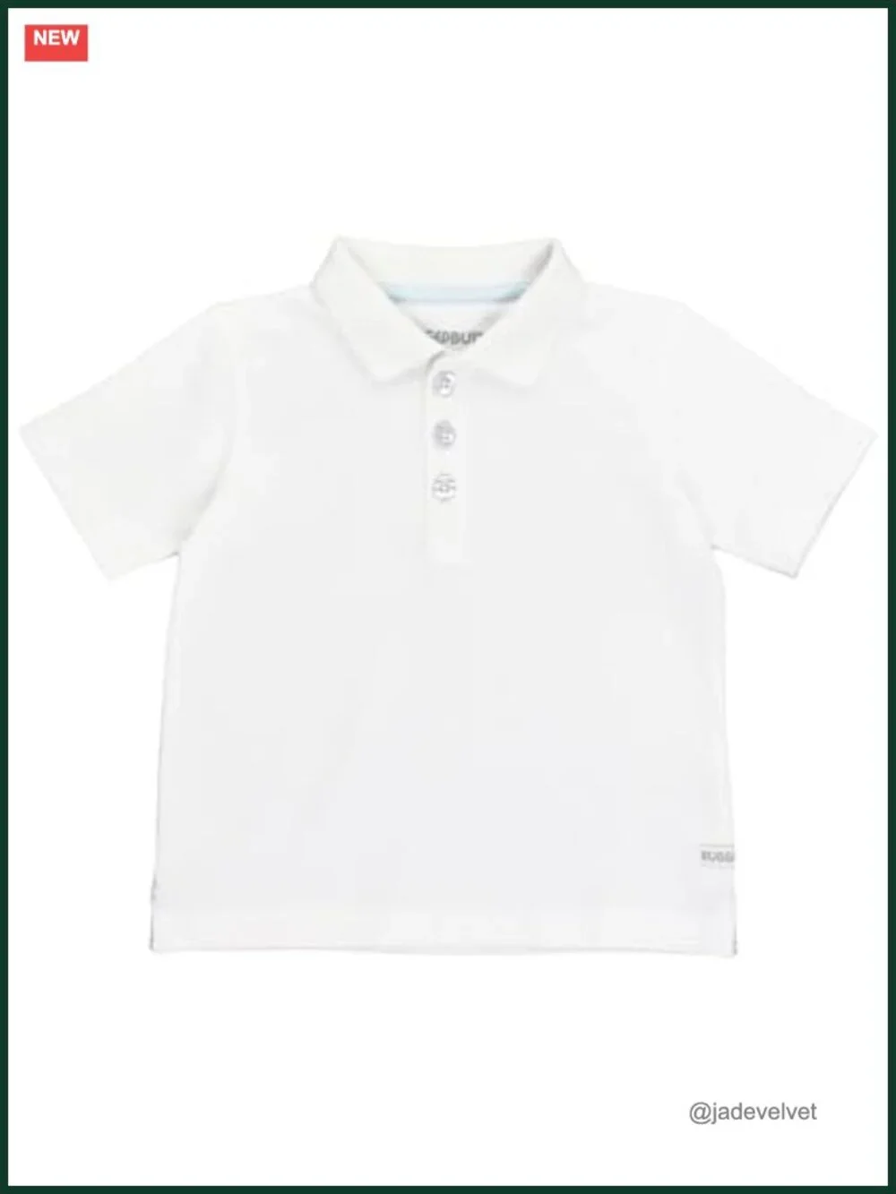 Short Sleeve Collared Neck Pique Polo Shirt - Boys